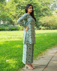 Modal Silk Kurtha -Luxurious Elegance,co-ord set