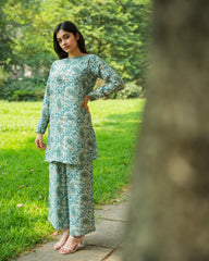 Modal Silk Kurtha -Luxurious Elegance,co-ord set