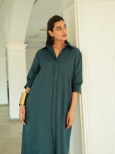 Shirt Dress - Deep Teal