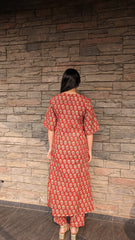 Cotton Katayani Kurtha Set | Hand Block Printed Clothing