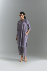 2-jamuni Leaf Set (Purple & Teel)