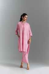 Berry Pinestriped Set (Pink & Red)