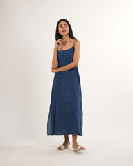 Singlet Indigo One-Piece Dress for Women – Neelmii