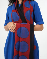 Royal Blue Cotton Kurta (3/4 sleeves)
