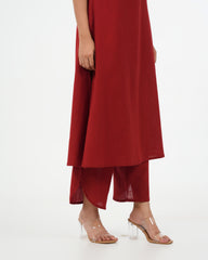 Maroon Kurta (sleeveless)