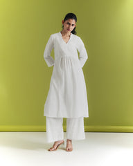 Mogra Safedi Bloom Kurta Set
