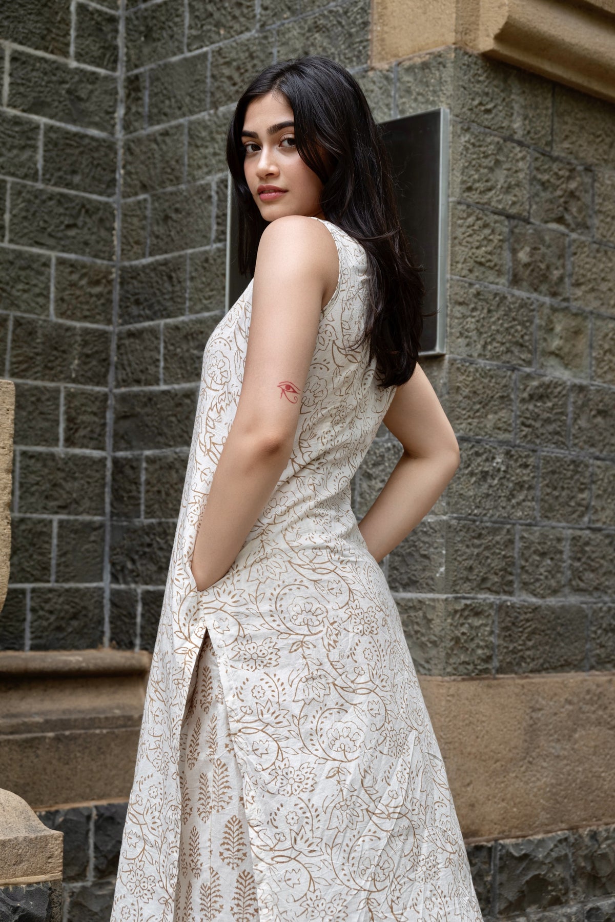 Bagh Hand-Block Printed Soft Cotton 3 Piece Kurta Suit
