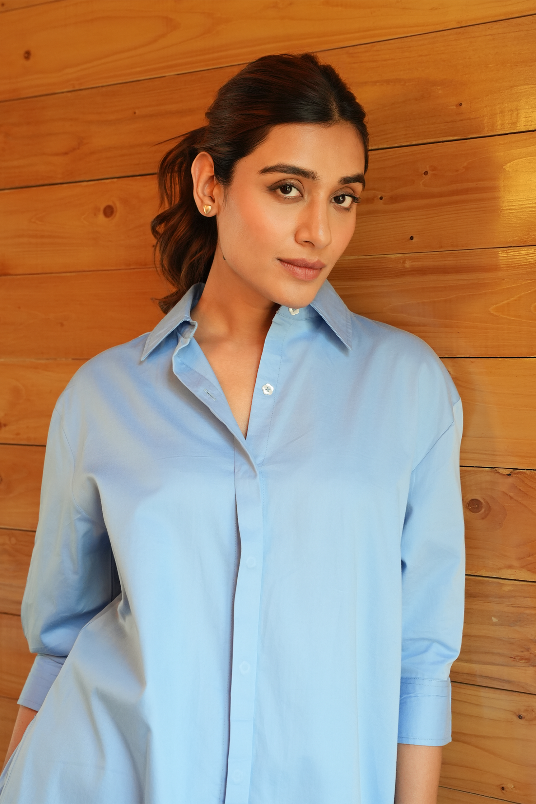 Shirt Dress - Sky Blue